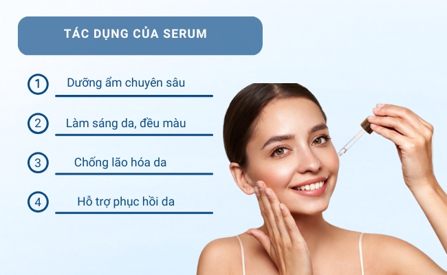 Công dụng của serum dưỡng da