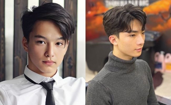 Tóc 7/3 để tự nhiên quyến rũ