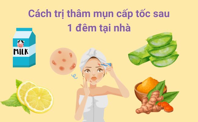 Đánh bay vết thâm mụn nhanh nhất bằng phương pháp tự nhiên