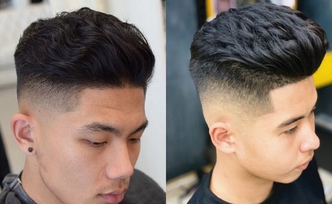 Kiểu tóc xoăn cho nam undercut