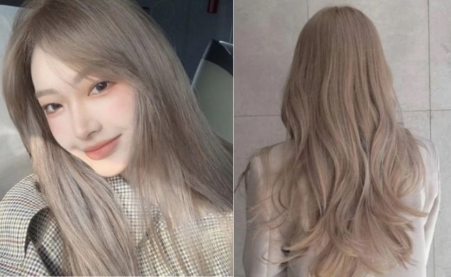 Tóc màu nâu trà sữa