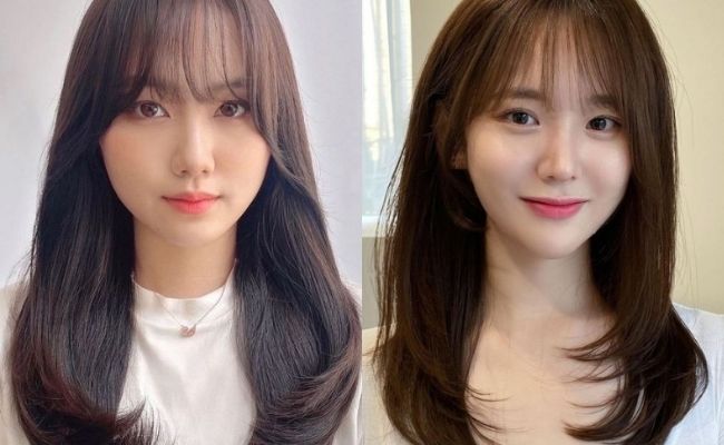 Tóc mái thưa layer