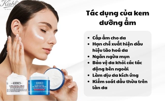 Tác dụng của kem dưỡng ẩm
