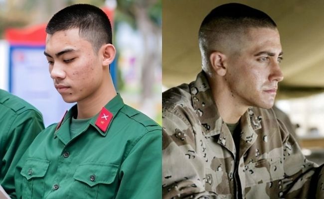 Tóc húi cua quân đội