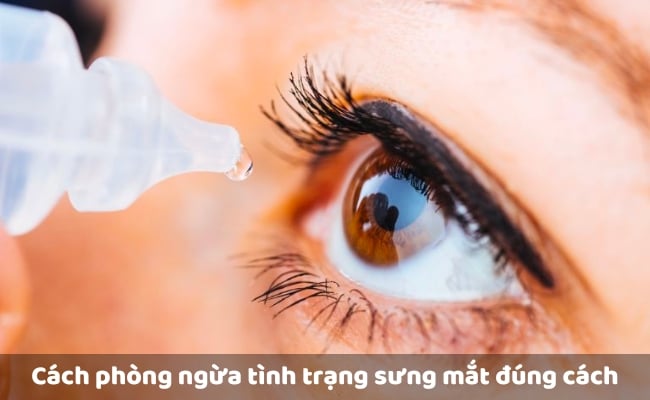 Cách phòng ngừa tình trạng sưng mắt đúng cách