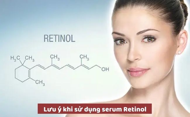 Lưu ý khi sử dụng serum Retinol