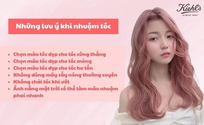 Những lưu ý khi nhuộm tóc