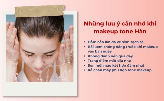 Những lưu ý cần nhớ khi makeup tone Hàn