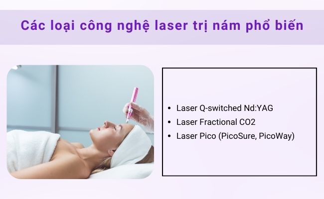 Laser Pico làm mờ nám hiệu quả và nhanh chóng