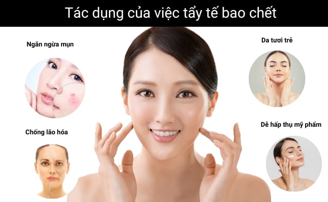 lợi ích của tẩy tế bào chết cho da mặt
