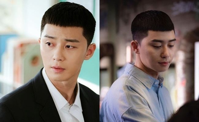 Tóc húi cua kiểu Park Seo Joon