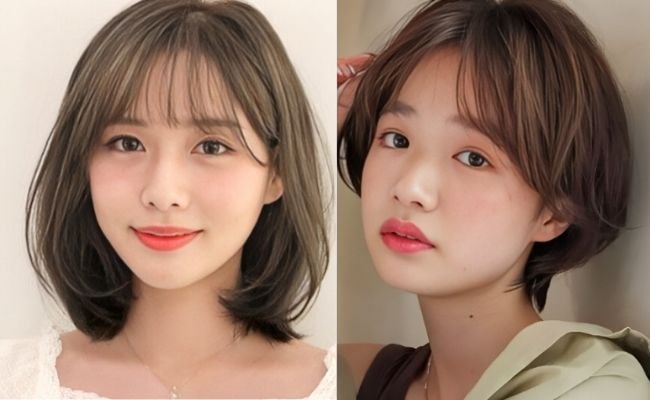 Tóc tomboy cho mặt vuông