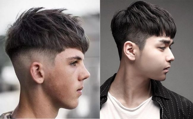 Tóc nam mặt dài Mohican