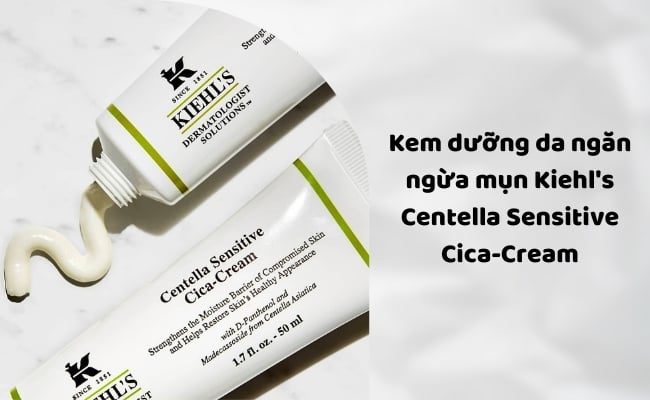Kem dưỡng da ngăn ngừa mụn Kiehl's Centella Sensitive Cica-Cream