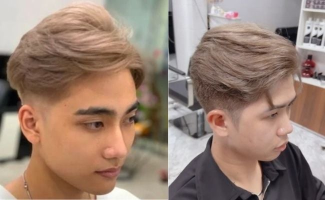Nhuộm tóc nam màu nâu tây
