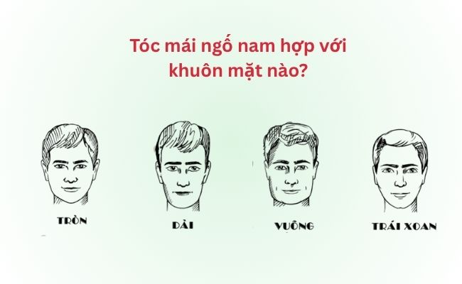 Kiểu tóc mái ngố nam phù hợp với những khuôn mặt nào?