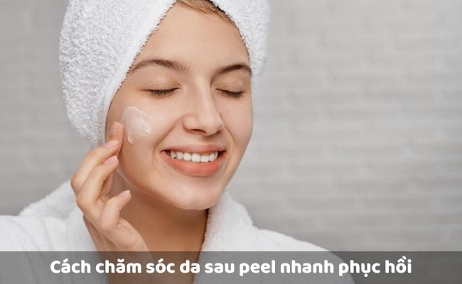 Cách chăm sóc da sau peel nhanh phục hồi


