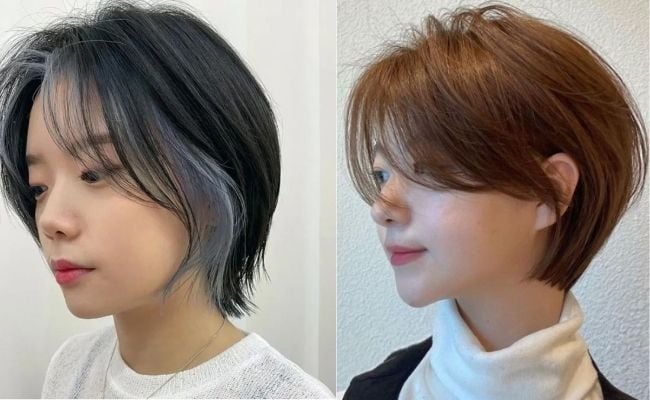 Tóc tomboy cho tóc mỏng