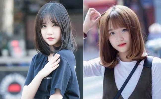 Kiểu tóc duỗi cụp đuôi