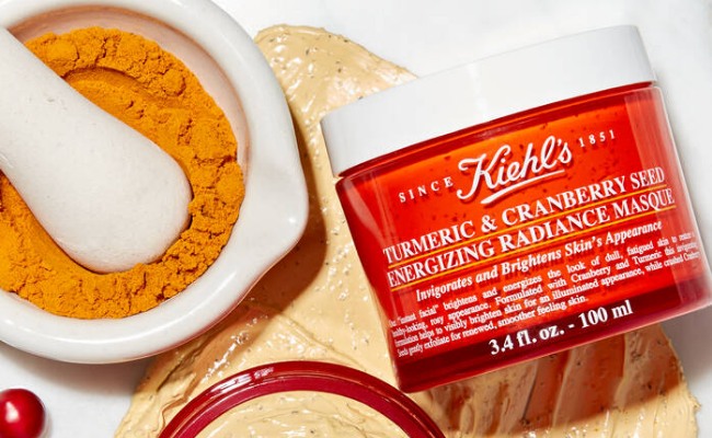 Mặt nạ dưỡng da Kiehl’s Turmeric & Cranberry Seed Energizing Radiance Masque cho da xỉn màu
