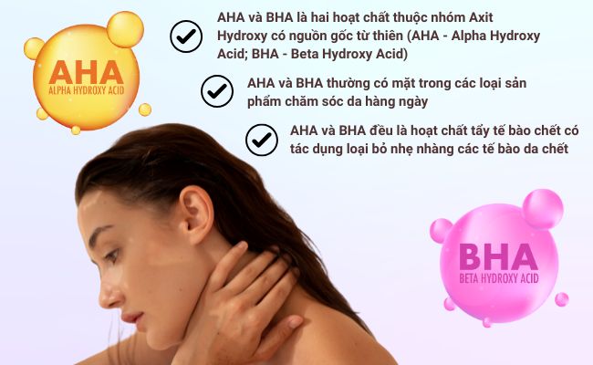 AHA và BHA là gì trong mỹ phẩm?