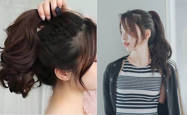 Tóc đuôi ngựa ấn tượng cho người tóc ít