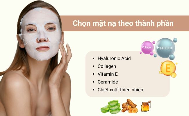 Hãy ưu tiên mặt nạ phục hồi da có thành phần dịu nhẹ phù hợp với loại da và tình trạng da của bạn để đạt kết quả tốt nhất