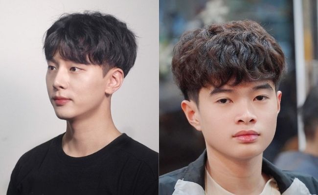 Kiểu tóc xoăn nhẹ nam