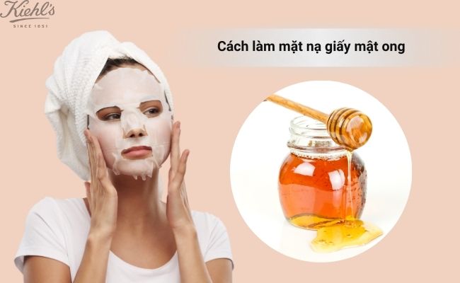 Cách làm mặt nạ giấy mật ong dưỡng ẩm cho da khô
