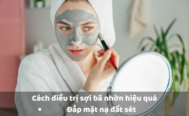 Mặt nạ đất sét là sản phẩm trị sợi bã nhờn hiệu quả