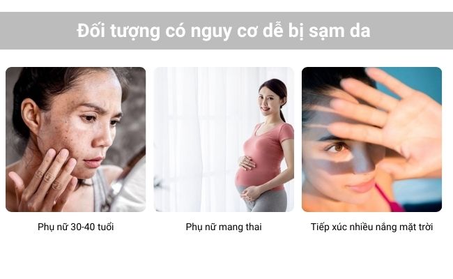 Đối tượng dễ bị sạm da