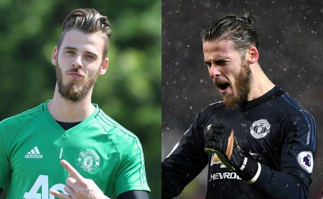 Kiểu tóc búi phong trần của thủ môn David De Gea