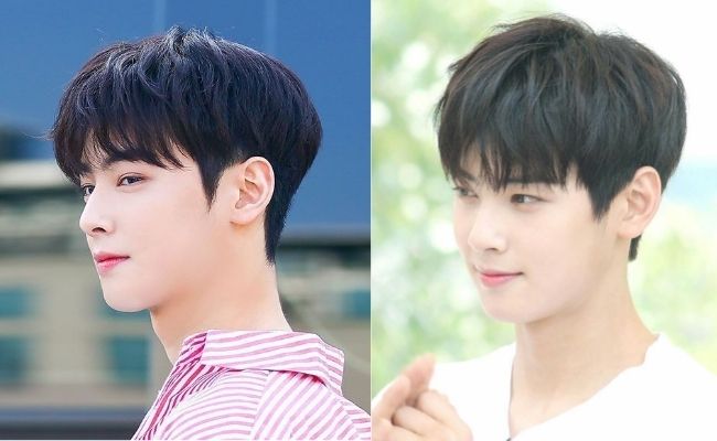 Kiểu tóc nam mặt dài gầy trán cao tỉa layer