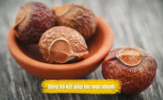 Dùng bồ kết giúp tóc mọc nhanh