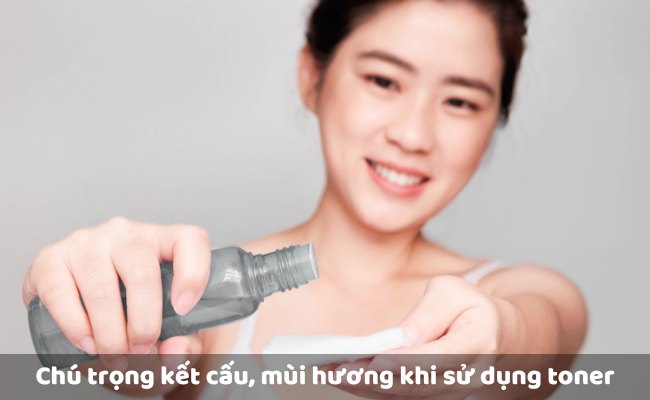 Chú trọng kết cấu, mùi hương khi sử dụng toner ngăn ngừa lão hóa


