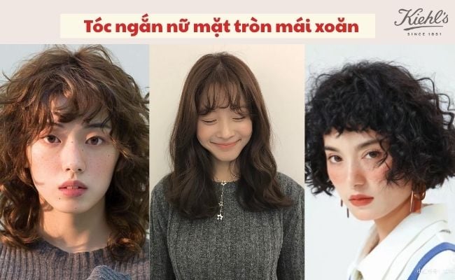 các kiểu tóc ngắn cho mặt tròn giúp che khuyết điểm hot nhất
