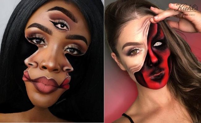 Trang điểm Halloween Illusion Makeup 3D ảo diệu