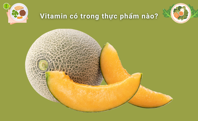Có thể bổ sung vitamin A qua dưa lưới
