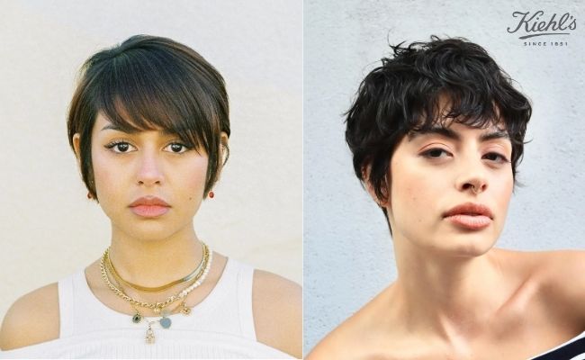 Kiểu tóc tém mặt vuông