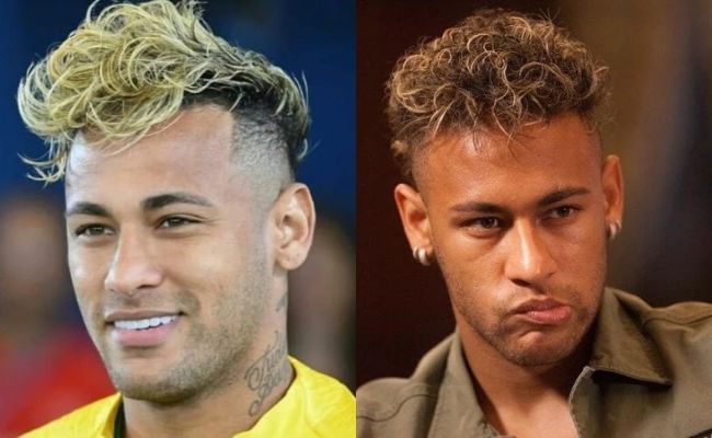 Kiểu tóc mì tôm lạ mắt của Neymar JR