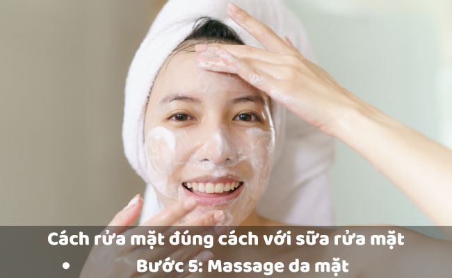 Cách rửa mặt đúng cách với sữa rửa mặt