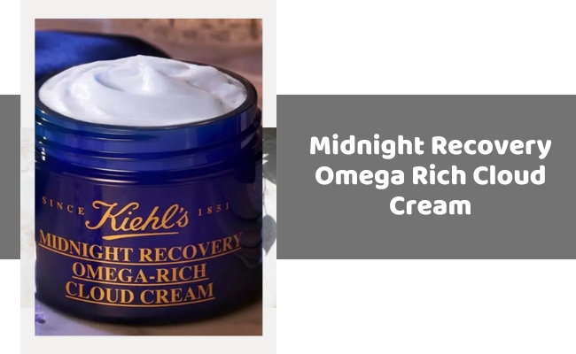 Review kem dưỡng ẩm cho da nhạy cảm ban đêm Midnight Recovery Omega Rich Cloud Cream