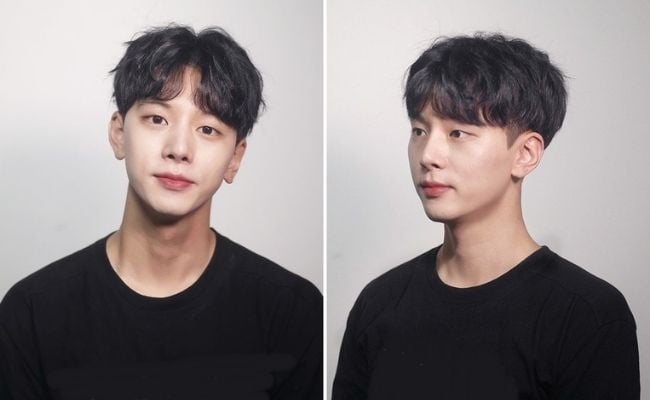 kiểu tóc 2 mái nam