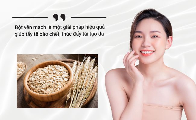 Cách làm trắng da trong 1 đêm với bột yến mạch