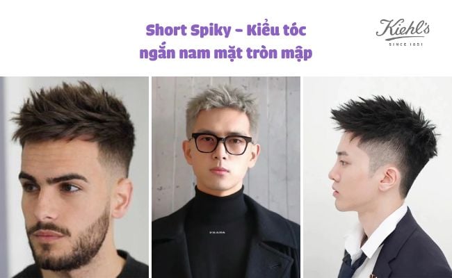 kiểu tóc nam mặt tròn béo