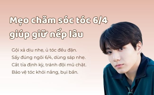 Mẹo chăm sóc tóc 6/4 giúp giữ nếp lâu