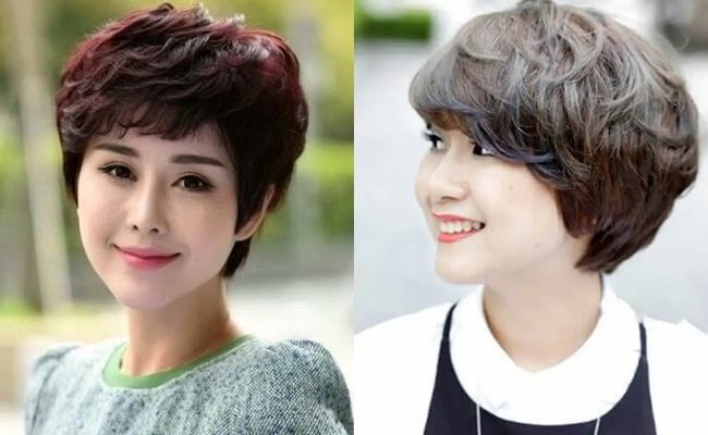 Tóc tém uốn phồng tạo độ bồng bềnh tự nhiên