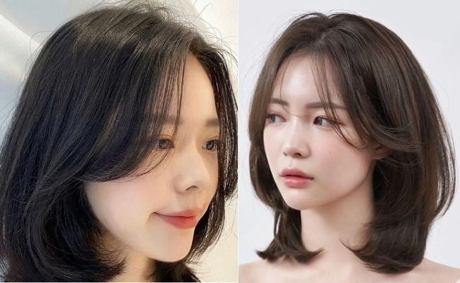 Tóc lob uốn đuôi dịu dàng