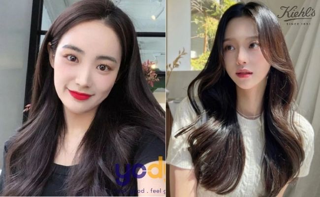 Tóc nhuộm màu nâu đen