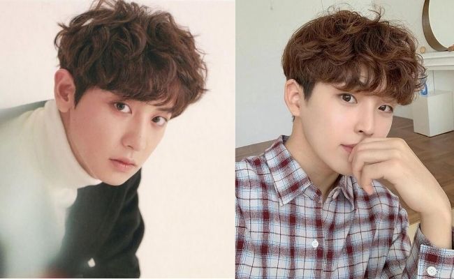 Tóc xoăn nhẹ nhàng phù hợp cho nam mặt dài